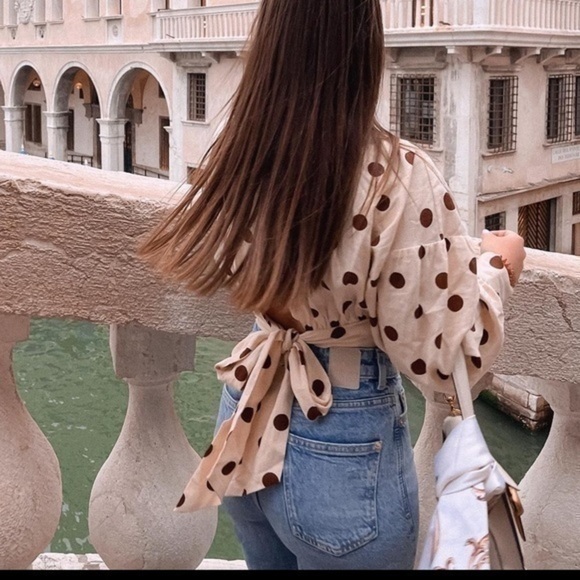 ZARA Polka Dot Top 3505/674 - Picture 6 of 16